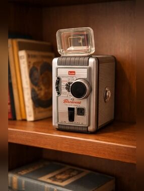 Vintage Kodak Brownie 8MM Movie Camera II Sundial 13MM    f.23 Lens Kodachrome